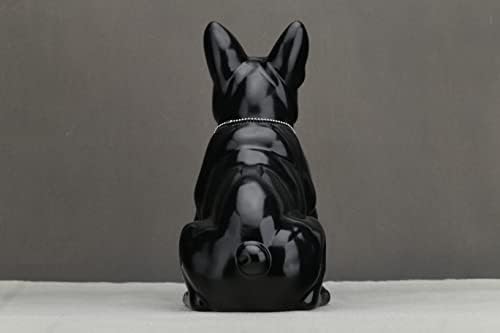Вубијанџи Француска булдог статуа што седи керамичко куче животно статуа Декоративна кучиња скулптура за градина или дома декоративна