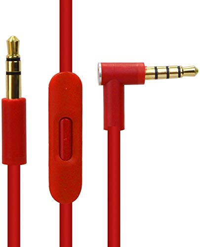 Замена на жицата за кабел за аудио линија со во-линија микрофон и контролата е компатибилна со слушалките DR DRE SOLO3 Studio2 Pro Detox Mixr Pill