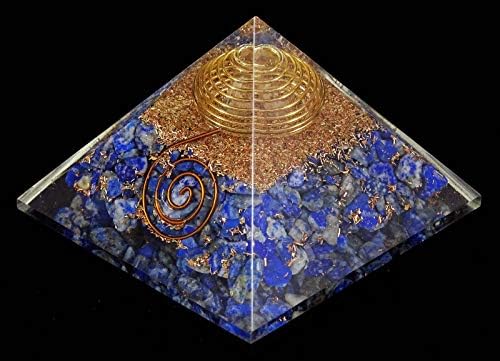 Хармонизирајте го лаписот лазули пирамида кристал заздравување Реики Фенг Шуи Васту чакра духовен камен