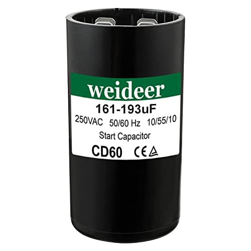 Weideer 161-193 UF/MFD Motor Start Consector 250 VAC Volts 50/60 Hz за пумпа за бунари и други