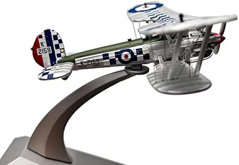 Mookeenone легура на WWI британски кралски воздухопловни сили Бристол Булдог Биплан Пропелер модел Воен авион модел 1:72 Модел за симулација