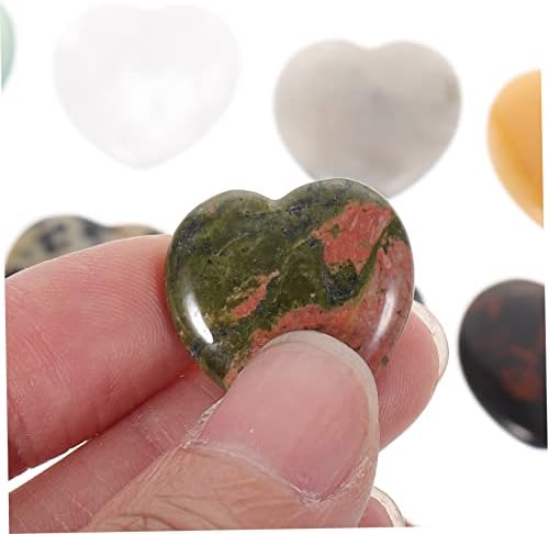 Исцелен природен камен на срцев украс природен камен 75 компјутери