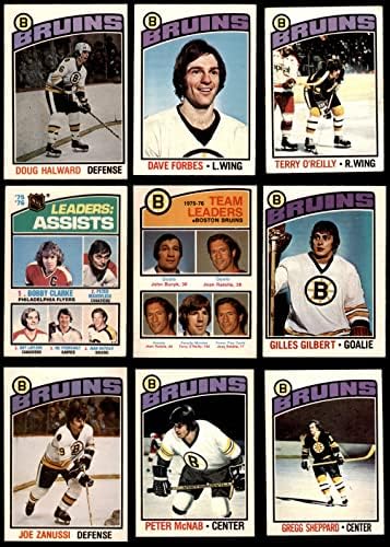 1976-77 O-Pee-Chee Boston Bruins во близина на екипата сет Бостон Бруинс екс+ Бруинс