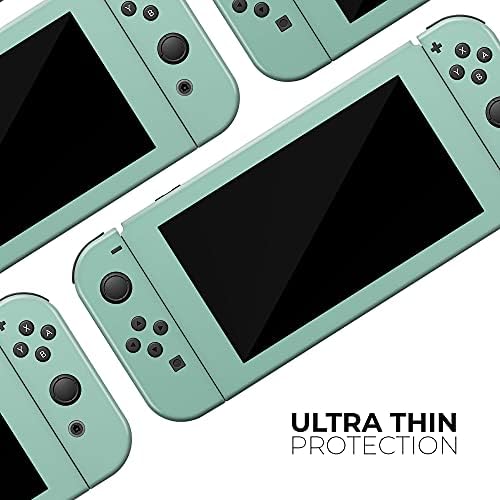 Дизајн Скинц - Компатибилен со Nintendo Switch Joy -Con само - Заштитно отпорен на отпорен на винил, отпорен на гребење на гребење на кожата - Едноставна пастелна боја на нане