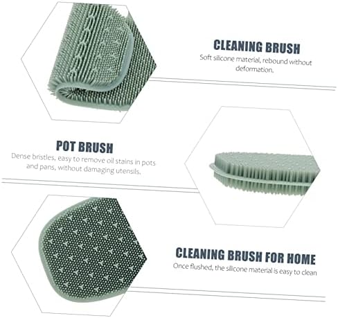 Doitool 3 парчиња чинија за чистење домаќинства чистење сунѓери садови сунѓери силиконски чистачи чистачи за чистење мулти функционални