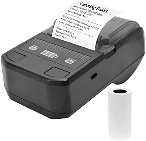 Преносен 58мм термички прием за печатач безжичен BT Билет Пос мобилен печатач со поддршка на батерија Reble ESC/POS компатибилен со iOS Windows за малопродажба на супермаркети