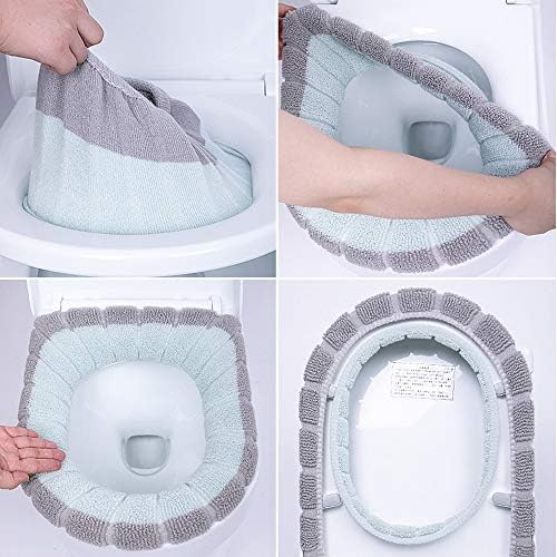 Подебел потопно тоалетно седиште за капаче за капаче за капаци за печење мек за лепење на седиштето на тоалетот
