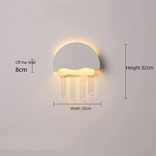 N/A медуза wallидна ламба цртана минималистичка LED wallидна ламба топла и романтична детска соба за соба во кревет во кревет