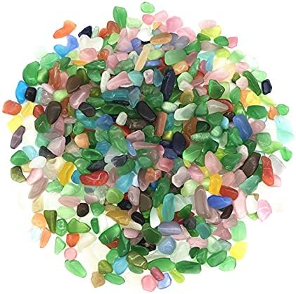 Laaalid xn216 50g шарен камен бонбони во боја кварц чакал минерал полиран лековити украси украсни камења и минерали природни