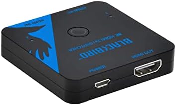 Моноприза Blackbird 8K60 2x1 HDMI Прекинувач, HDMI 2.1, HDCP 2.3, Сподели ЕДЕН 8k60 HDMI Влез Помеѓу Два Извори Компатибилен СО HDTV, Xbox, PS5,