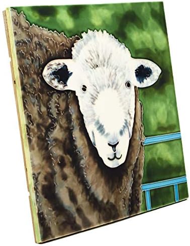 Бенаја Рака Изработена 8 Уметност Триветна Плочка-Овчо Изглед