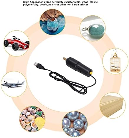 USB мини електрична вежба микро мини електрична рака вежба со голема брзина од челик ABS железо вежби за правење накит од смола