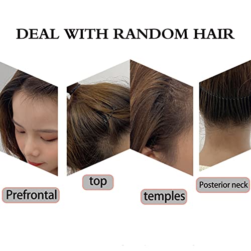9 парчиња целосна кружна истегнување на косата Флексибилен пластичен круг чешел за глава на глава за коса за жени девојки додатоци за коса