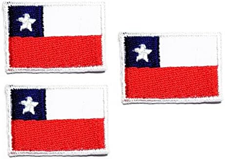 Навистина Мини Земја Чиле Знаме Закрпи Во Собата. Чиле Национално Знаме Апликација Везена Значка За Маици Јакни Чевли Ранец Облека