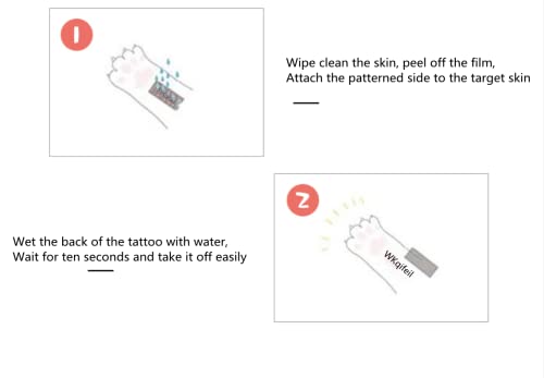 5 листови мали свежи водоотпорни лаванда тетоважа налепници во собата