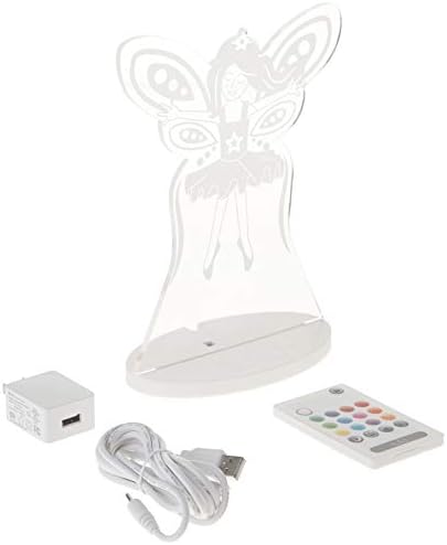 Tulio Dream Lights Night Light - Најдобра ламба за деца за деца за деца/девојчиња, далечински управувач, USB моќност, 12 бои за спална соба или декор