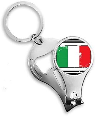 Италија Национално Знаме Земја Марк Правоаголник Нокти Прстен Клуч Синџир Шише Машинка Клипер