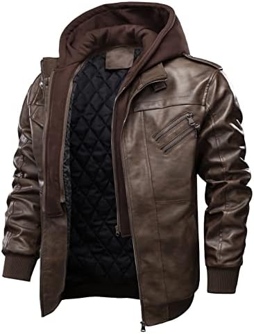 ADSSDQ Менс лесни јакни, трендовски долги ракави мантили Парк преголема зимска висока врата вметната јакна со средна тежина666