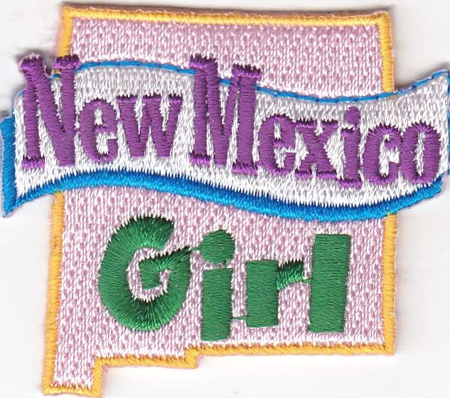 Ново Мексико девојче железо на форма на лепенка