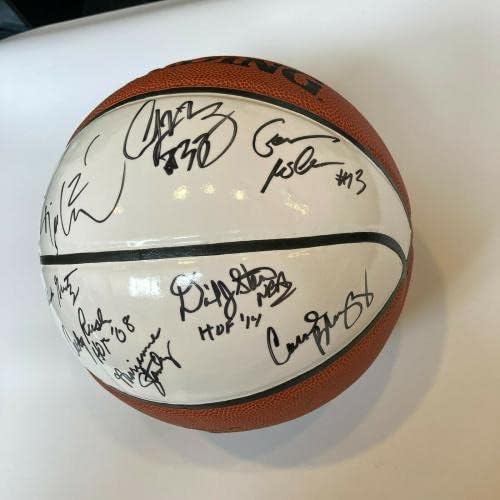НБА сала на славните класа од 2014 година потпишана кошарка 15 Сигс ЈСА Коа - Автограмирани кошарка
