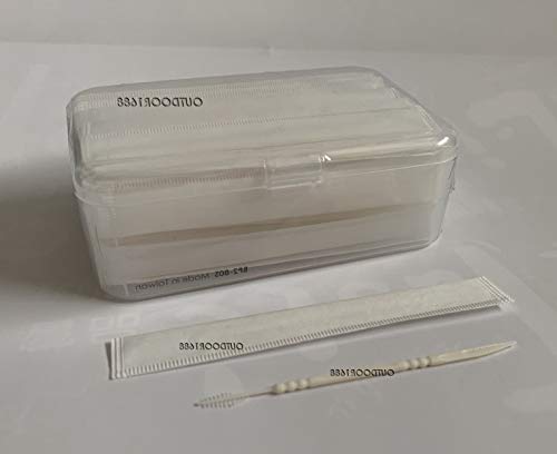 Дуопик пластичен заб за избор на заби од 2 x 80S = 160 индивидуално хартија спакувана чепкалка за заби