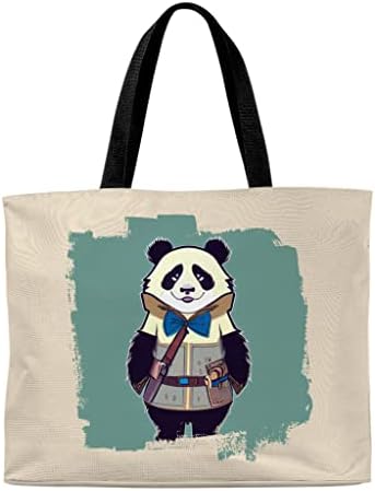 Торба за торбичка за панда - торба за аниме - торба за дизајн на тота
