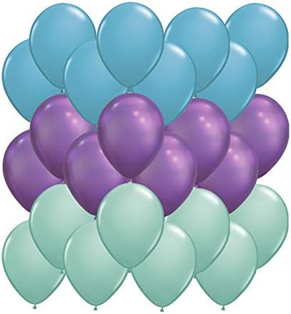 Сирена тема партија латекс балони декорација вкус