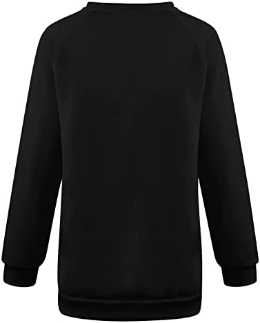 Денот на вineубените плус сизре џемпери женски симпатична графичка пулвер џемпер лабава карирана леопард гном срцеви кошули врвови