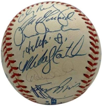 1999 година Yorkујорк Јанкис потпиша автограмиран etетер Торе ВС Бејзбол ЈСА - Автограмирани бејзбол