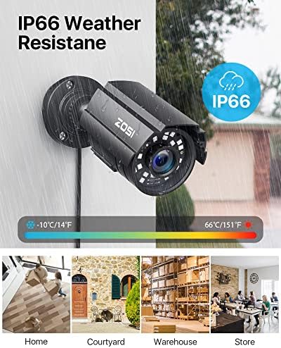 ЗОСИ 1080п 16 Канален Систем За Безбедносна Камера На Отворено, H. 265+ 16ch 1080P CCTV DVR, 12pcs 2mp Водоотпорна Камера За Надзор, Ноќно