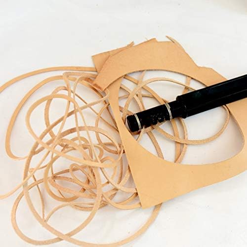 Ongонгџијуан 1 компјутер Ротари покриена жица секач Домашна DIY кожа јаже нож занаетчиски алатки