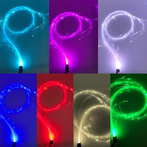 Satumiko Space Whip LED Fiber Optic Whip Rave Toy, EDM Events, Dance Festival