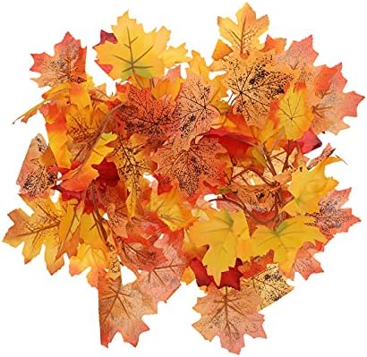 Toyvian 1pc Maple Leaf Vine Decor Articial Rattans Wind En outomentifical Maple Leaves Fall Dealnsgivings Decorations for Christmas Etumns