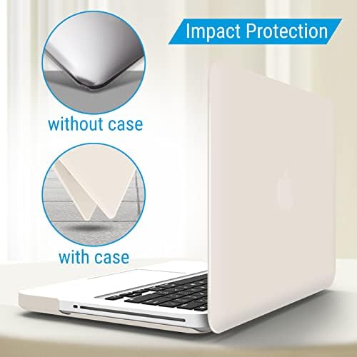 Ибенцер компатибилен со MacBook Pro 13 Inch Case A1278 Release 2012-2008, пластична тврда школка кутија со тастатура за тастатура за Apple