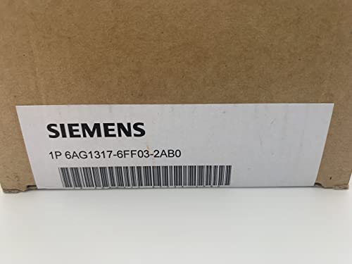 Siemens SIMATIC 6AG1317-6FF03-2AB0 SIPLUS S7 300 CPU 317F 2DP Based on 6ES7317-6FF03-0AB0 PLC 6AG1 317-6FF03-2AB0 Controller 6AG13176FF032AB0 1MB 4042948368282