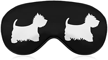 Вести кучиња смешна спиење маска за очи мек заслепено око со прилагодлива лента за ноќни очила за мажи за жени