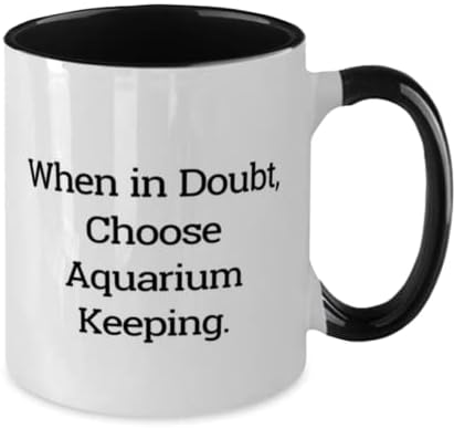 Единствени подароци за чување на аквариум, кога се сомневате, изберете Аквариум за чување, аквариум чувајќи два тона 11oz кригла од пријатели