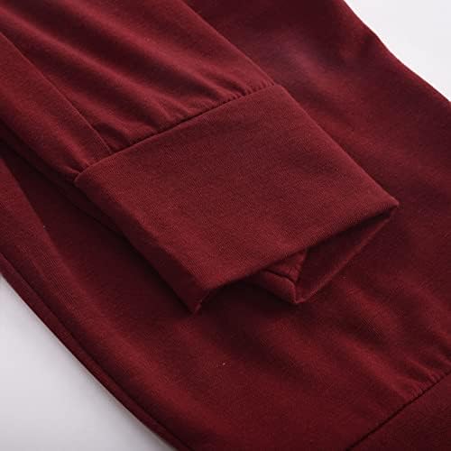 Женски тенок исечен каприс карго џогери пешачење панталони еластични половини меки џемпери, обични панталони за јога култури