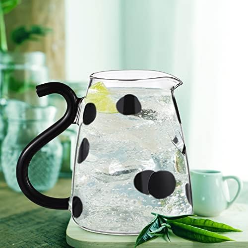 Цртан филм за стакло од стакло од Најдонзон, чист стаклен сет, вода стомна со стаклена чаша за млечна вода чај од лимонада стакло чајник