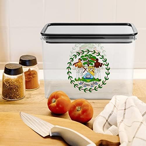 Грб На Белизе Контејнер За Складирање Храна Пластични Проѕирни Кутии За Складирање Со Капак За Заптивка