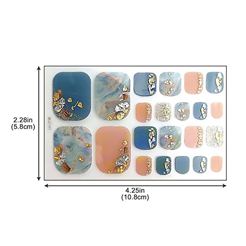 1 лим налепници за нокти за самостојно лепење на нокти на ноктите DIY летни нокти Арт Декл трајни водоотпорни нокти Полски ленти