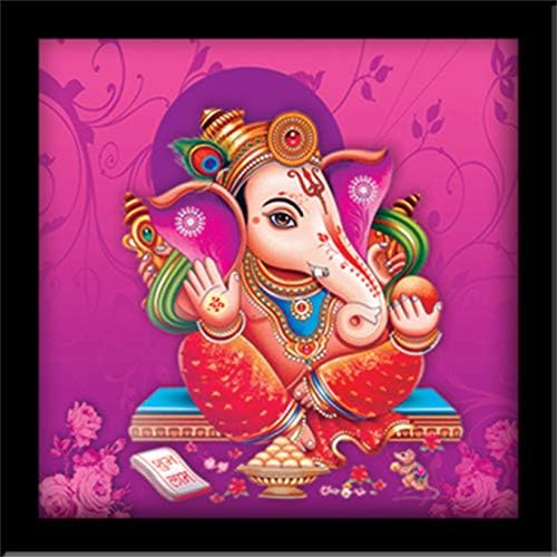 LifeHaxtore Xtore Ganesha Art Framed Painting | Подготвени да висат