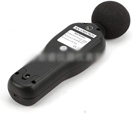 Мерач на бучава за бучава од бучава од Zuqiee 30-130dB Дигитален мерач на бучава