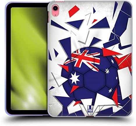 Главата Случај Дизајни Австралија Фудбал Прекинувач Мека Гел Случај Компатибилен Со Apple iPad 10.9