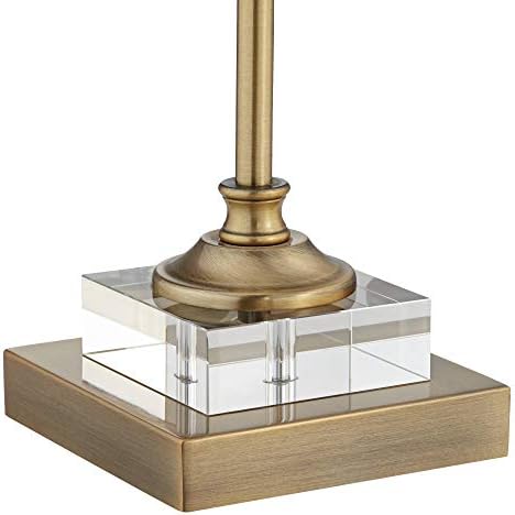 Регенс Хил iaулија Традиционална ламба за табели со вклучена табела 29,5 висока златна мерална метална метална чиста кристално стакло