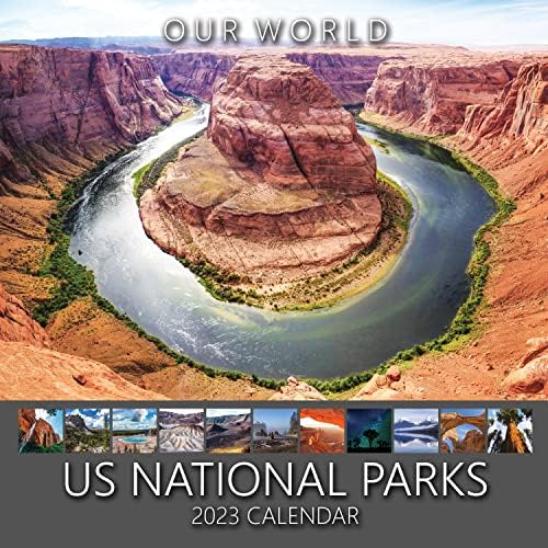 Нашиот Свет Американски Национални Паркови Ѕид Календар 2023-Семејство Планер &засилувач; Дневен Организатор Со Месечен Иконски