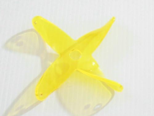 Џунгла клунови акрилик криви х птица/папагал играчки делови занаети 1 парче длабоко жолто