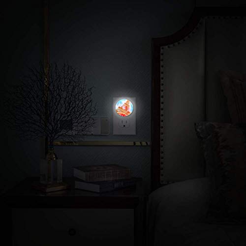 Акционер на Ајфело-кула Париз Уметнички дела во LED автоматска светлина за спална соба, ходник и кујна, пакет 2