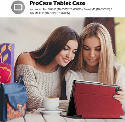 Procase [2 пакет] Пакет за заштитник на екранот Lenovo Tab M8 / Smart Tab M8 / Tab M8 FHD случај