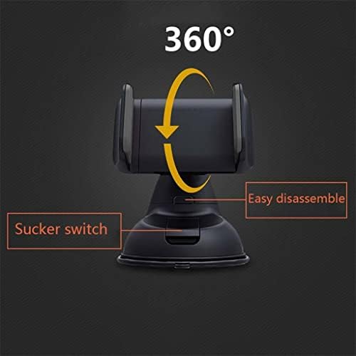 Носител на телефон со автомобили WPYYI Универзална прилагодлива табла со 360 степени во автомобил за мобилна поддршка за клип